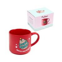 Kubek porcelanowy Świąteczny kot Pusheen XMUG449. Wydawca: PUCKATOR EUROPEAN DISTRIBUTION CENTRE. SmakLiter.pl Opakowanie Kubek porcelanowy Świąteczny kot Pusheen XMUG449