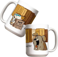 Kubek - Psie bestsellery 440ml. Wydawca: Molom. SmakLiter.pl Opakowanie Kubek - Psie bestsellery 440ml