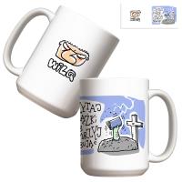 Kubek - Wilq Czytaj książki lub umrzyj 440ml. Wydawca: Molom. SmakLiter.pl Opakowanie Kubek - Wilq Czytaj książki lub umrzyj 440ml