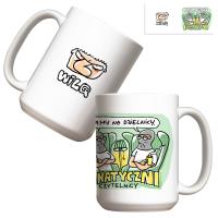 Kubek - Wilq Fanatyczni czytelnicy 440ml. Wydawca: Molom. SmakLiter.pl Opakowanie Kubek - Wilq Fanatyczni czytelnicy 440ml