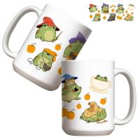 Kubek - Żabkojesień 440ml. Wydawca: Molom. SmakLiter.pl Opakowanie Kubek - Żabkojesień 440ml