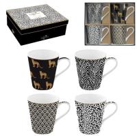 Kubki porcelanowe sawanna 300ml 4szt. Wydawca: Easy Life. SmakLiter.pl Opakowanie Kubki porcelanowe sawanna 300ml 4szt