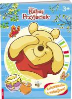 Kubuś i Przyjaciele. Kolorowanka z Naklejkami. Autor:   Praca zbiorowa. SmakLiter.pl Okładka książki Kubuś i Przyjaciele. Kolorowanka z Naklejkami