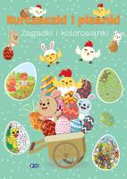 Kurczaczki i pisanki. Zagadki i kolorowanki - uszkodzone. Autor: Opracowanie zbiorowe. SmakLiter.pl Okładka książki Kurczaczki i pisanki. Zagadki i kolorowanki - uszkodzone