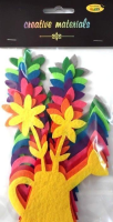 Kwiat w konewce z filcu 9,5x12cm 9szt. Wydawca: Galeria Hobby. SmakLiter.pl Opakowanie Kwiat w konewce z filcu 9,5x12cm 9szt