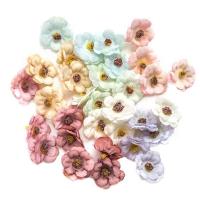 Kwiaty z tkaniny multikolor 2cm 32szt. Wydawca: Dalprint. SmakLiter.pl Opakowanie Kwiaty z tkaniny multikolor 2cm 32szt