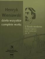 Okładka książki L'Ecole moderne - Etudes-Caprices