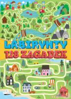 Labirynty 128 zagadek. Autor:   Praca zbiorowa. SmakLiter.pl Okładka książki Labirynty 128 zagadek