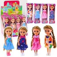 Laleczka mini z długimi włosami 15cm MIX. Wydawca: Leantoys. SmakLiter.pl Opakowanie Laleczka mini z długimi włosami 15cm MIX