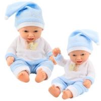 Lalka bobas w niebieskiej pożamce. Wydawca: Leantoys. SmakLiter.pl Opakowanie Lalka bobas w niebieskiej pożamce