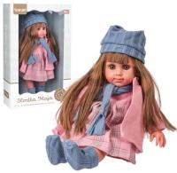 Lalka słodka Maja w różowym płaszczyku. Wydawca: Norimpex. SmakLiter.pl Opakowanie Lalka słodka Maja w różowym płaszczyku