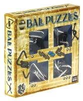 Opakowanie Łamigłówki metalowe 4 szt Ball Puzzles niebieski G3