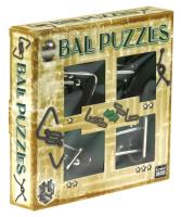 Opakowanie Łamigłówki metalowe 4szt Ball Puzzles zielony G3