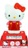 Lampka 3D z budzikiem Hello Kitty HK50198. Wydawca: Kids Euroswan. SmakLiter.pl Opakowanie Lampka 3D z budzikiem Hello Kitty HK50198