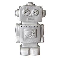 Opakowanie Lampka nocna LED Robot srebrna