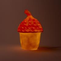 Opakowanie Lampka nocna LED Żołądź Vintage Różowa