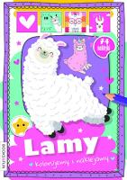 Okładka książki Lamy. Kolorujemy i naklejamy