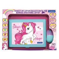 Opakowanie Laptop edukacyjny 124 funkcje Jednorożec