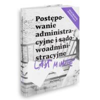 Last Minute Postępowanie administraczjne. Autor: Bronny Piotr. SmakLiter.pl Okładka książki Last Minute Postępowanie administraczjne