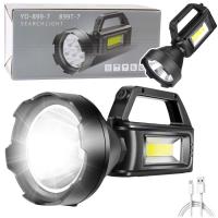 Opakowanie Latarka turystyczna LED Reflektor 4 tryby