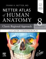 Okładka książki LATIN TERMINOLOGY Netter Atlas of Human Anatomy: Classic Regional Approach with Latin Terminology