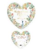 Opakowanie Laurka dwustronna Serce Babcia - Paw w tulipanach