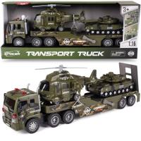 Opakowanie Laweta wojskowa z czołgiem i helikopterem