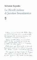 Le Novelle italiane di Jarosław Iwaszkiewicz. Autor: Salvatore Eposito. SmakLiter.pl Okładka książki Le Novelle italiane di Jarosław Iwaszkiewicz
