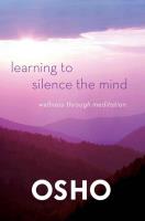 Learning to Silence the Mind. Autor: Osho. SmakLiter.pl Okładka książki Learning to Silence the Mind