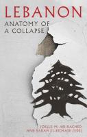 Okładka książki Lebanon. Anatomy of a Collapse