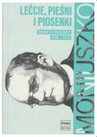 Okładka książki Lećcie, pieśni i piosenki. Śpiewniczek
