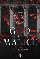 Legacy of Gods Tom 1 God of Malice. Autor: Rina Kent. SmakLiter.pl Okładka książki Legacy of Gods Tom 1 God of Malice