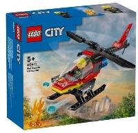 Lego City Strażacki helikopter ratunkowy 60411. Wydawca: LEGO. SmakLiter.pl Opakowanie Lego City Strażacki helikopter ratunkowy 60411