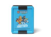 Lego lunchbox Ninjago niebieski. Wydawca: NHG. SmakLiter.pl Opakowanie Lego lunchbox Ninjago niebieski