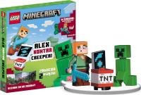 Lego Minecraft. Alex kontra Creeper. Autor: Ameet Polska. SmakLiter.pl Okładka książki Lego Minecraft. Alex kontra Creeper