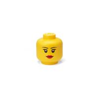 Lego pojemnik główka mini - girl. Wydawca: NHG. SmakLiter.pl Opakowanie Lego pojemnik główka mini - girl