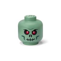 Lego pojemnik główka small - green skeleton. Wydawca: NHG. SmakLiter.pl Opakowanie Lego pojemnik główka small - green skeleton