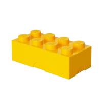 Opakowanie Lego pojemnik klocek czwórka żółty