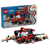 Opakowanie LEGO(R) CITY 60443 Pit stop i mechanicy z Ferrari