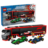 Opakowanie LEGO(R) CITY 60445 Ciężarówka z bolidami RB20 i AMR2