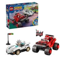 Opakowanie LEGO(R) SONIC 77118 Silver w samochodzie kontra Knuckles w monster trucku