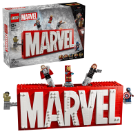 Opakowanie LEGO(R) SUPER HEROES 76313 Logo MARVEL z minifigurkami