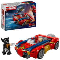 Opakowanie LEGO(R) SUPER HEROES 76336 Spider-Man w samochodzie kontra zvenomowany Wolverine