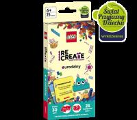 Lego Recreate. Karty wyzwań. Urodziny. Autor: Ameet Studio. SmakLiter.pl Okładka książki Lego Recreate. Karty wyzwań. Urodziny