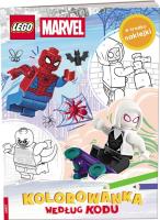 Okładka książki Lego Spider-Man. Kolorowanka według kodu