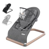 Leżaczek dla dzieci Chiaro Graphite. Wydawca: Neno. SmakLiter.pl Opakowanie Leżaczek dla dzieci Chiaro Graphite