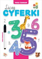 Okładka książki Liczę cyferki. Piszę i ścieram