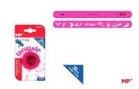 Linijka elastyczna fuksja 30cm. Wydawca: MP Main Paper. SmakLiter.pl Opakowanie Linijka elastyczna fuksja 30cm