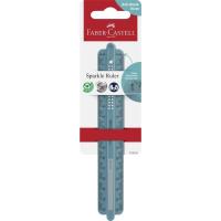 Linijka Sparkle Ocean 15cm. Wydawca: Faber Castell. SmakLiter.pl Opakowanie Linijka Sparkle Ocean 15cm