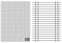 Opakowanie Liniuszek A4 kratka/linia (10szt)